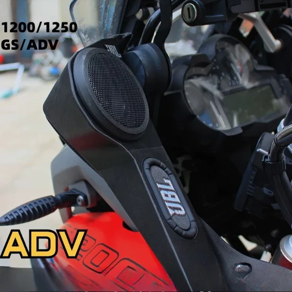 Modified Bluetooth Speaker Subwoofer Waterproof Audio Kit for 1250GSADV Motorcycle Original Mount Height Design