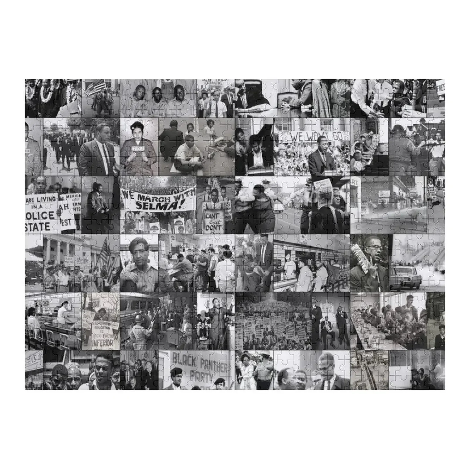 

Civil Rights Jigsaw Puzzle Personalized Personalized Baby Object Baby Wooden Photo Custom Puzzle