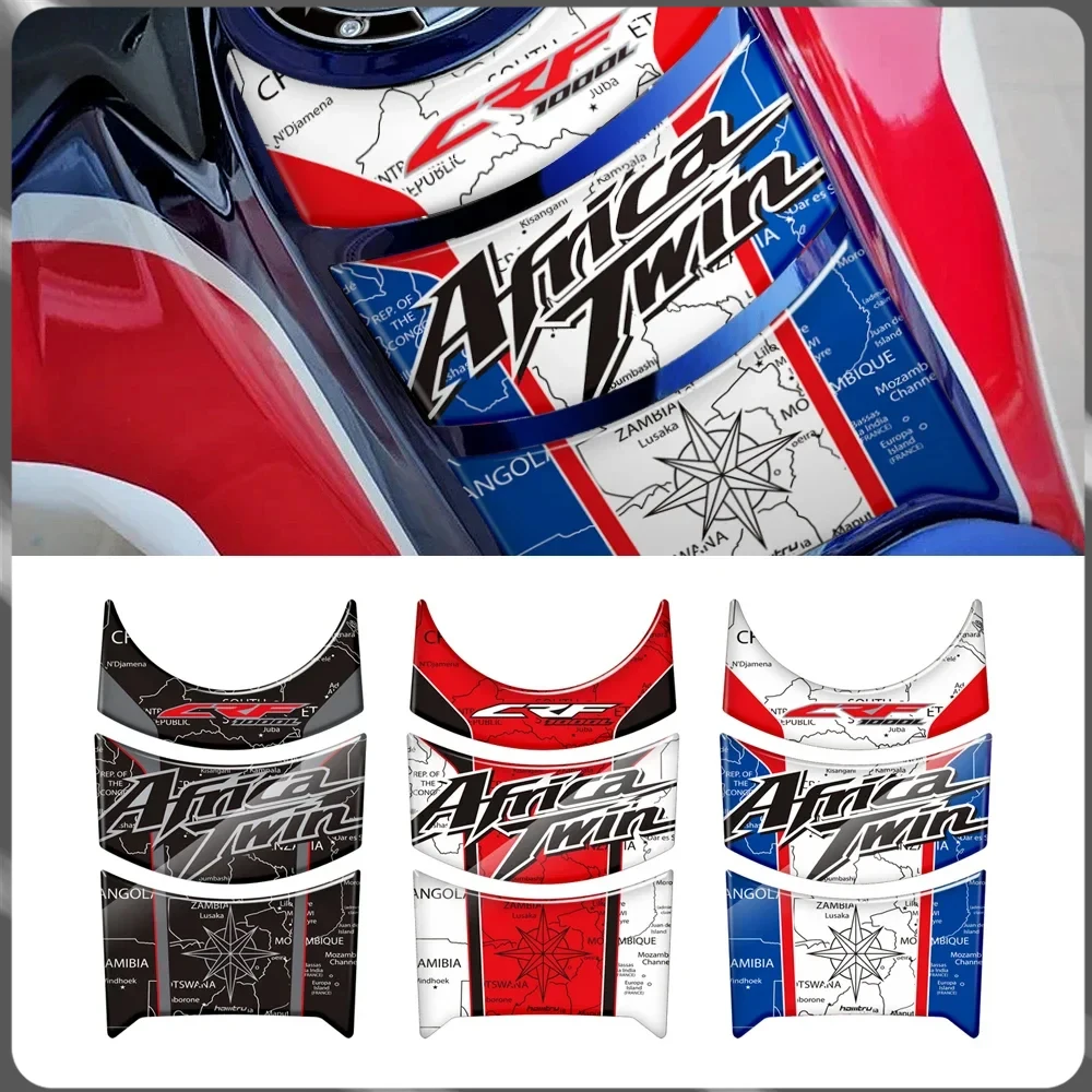 

Для Honda Africa Dual 2016-2019 3D модификация топливного бака мотоцикла, защитная наклейка накладку топливного бака