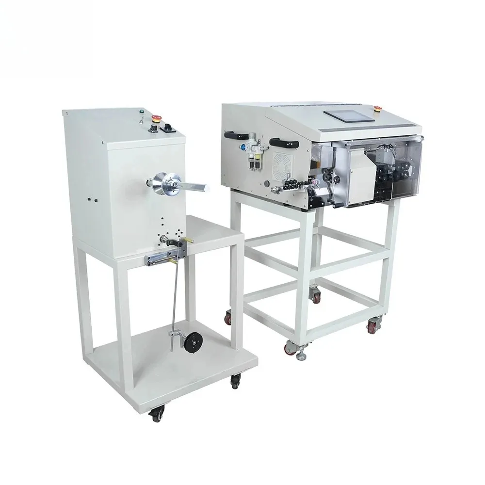 HS-9600S Coaxial Cable Stripping Cutting Machine for New Energy Cable