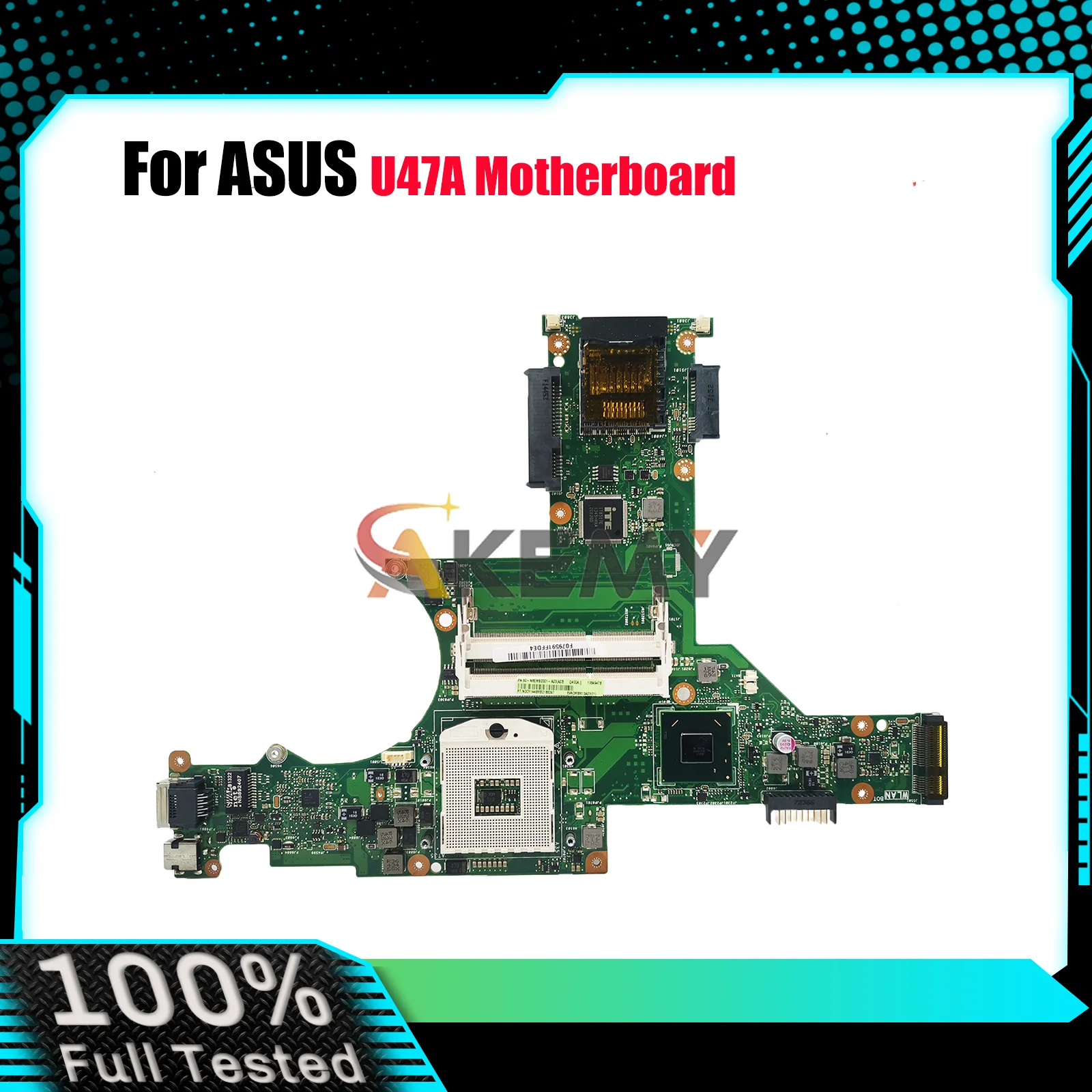 

U47A Laptop Motherboard For ASUS U47A U47 Notebook Mainboard This item is in stock 100% tests OK fast shipping High quality