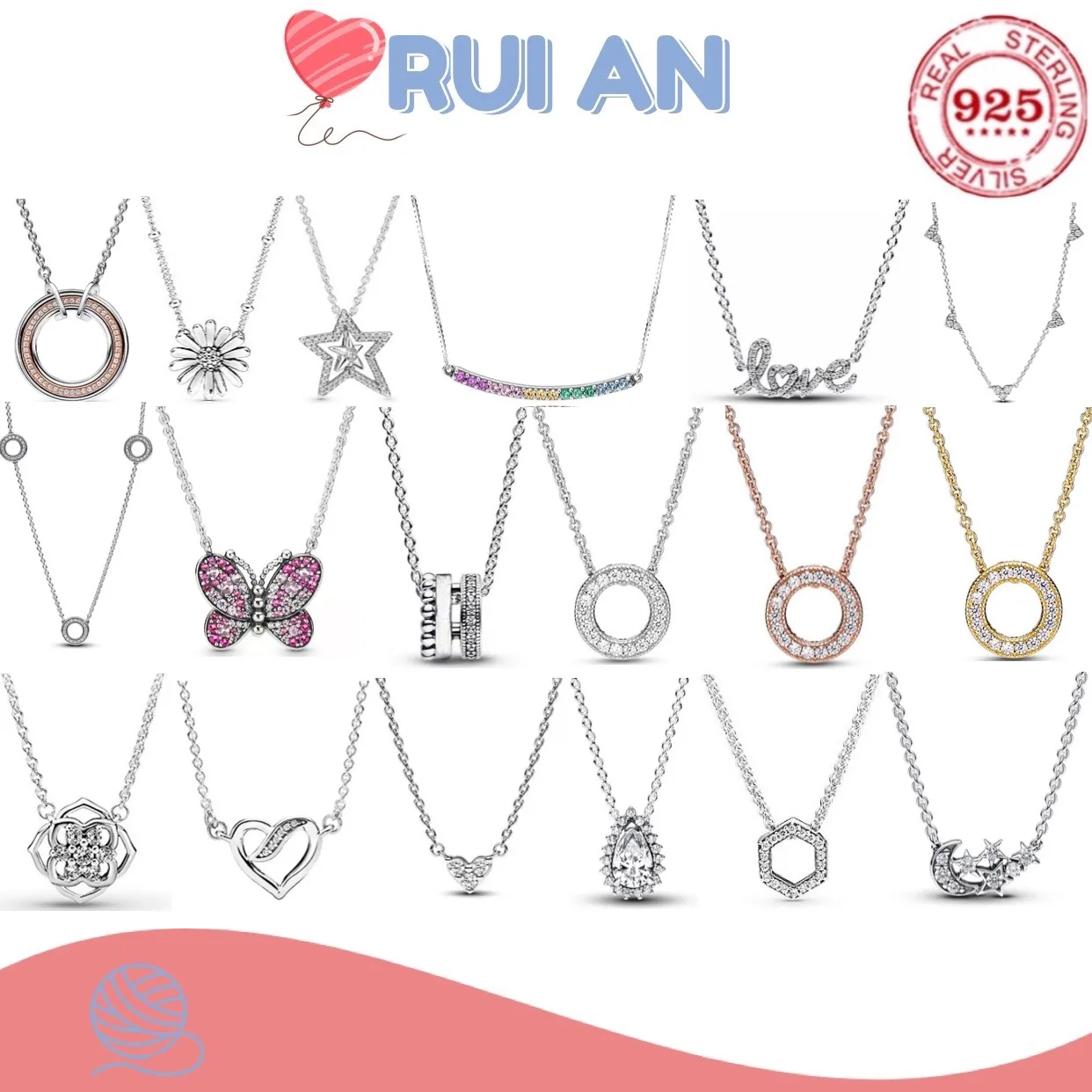 

Классическое оригинальное ожерелье из чистого серебра 925 пробы с бабочкой, женские модные украшения, подходящие подарки на День святого Валентина, День матери