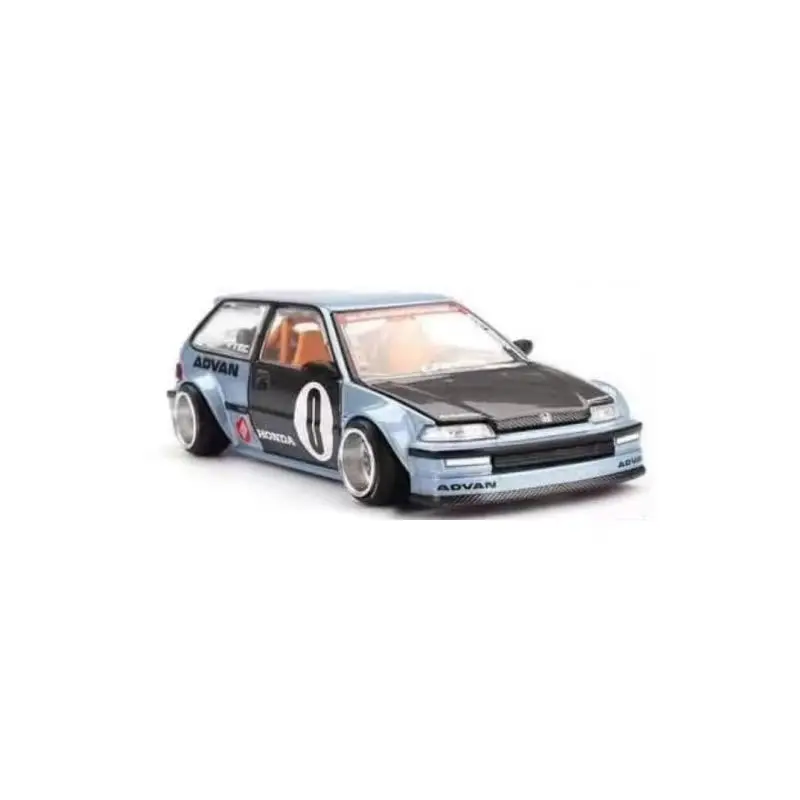 Kaido House XMINIGT 1:64 Civic EF NR.179 Model Samochodu Wykonany z Odlewu Stopu Metalu, Kolekcja Zabawek Samochodowych, Prezent na Boże Narodzenie dla Chłopca