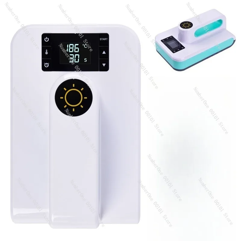 Portable Mini Heat Press Machine,Household Small Transfer Printing Device,Compact Labeling Tool for DIY Clothing