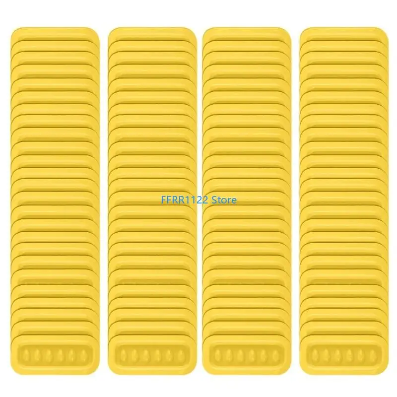 

Y1uf 100pcs портативные силиконовые клейковые клейковые лотки для эффективного применения ресниц