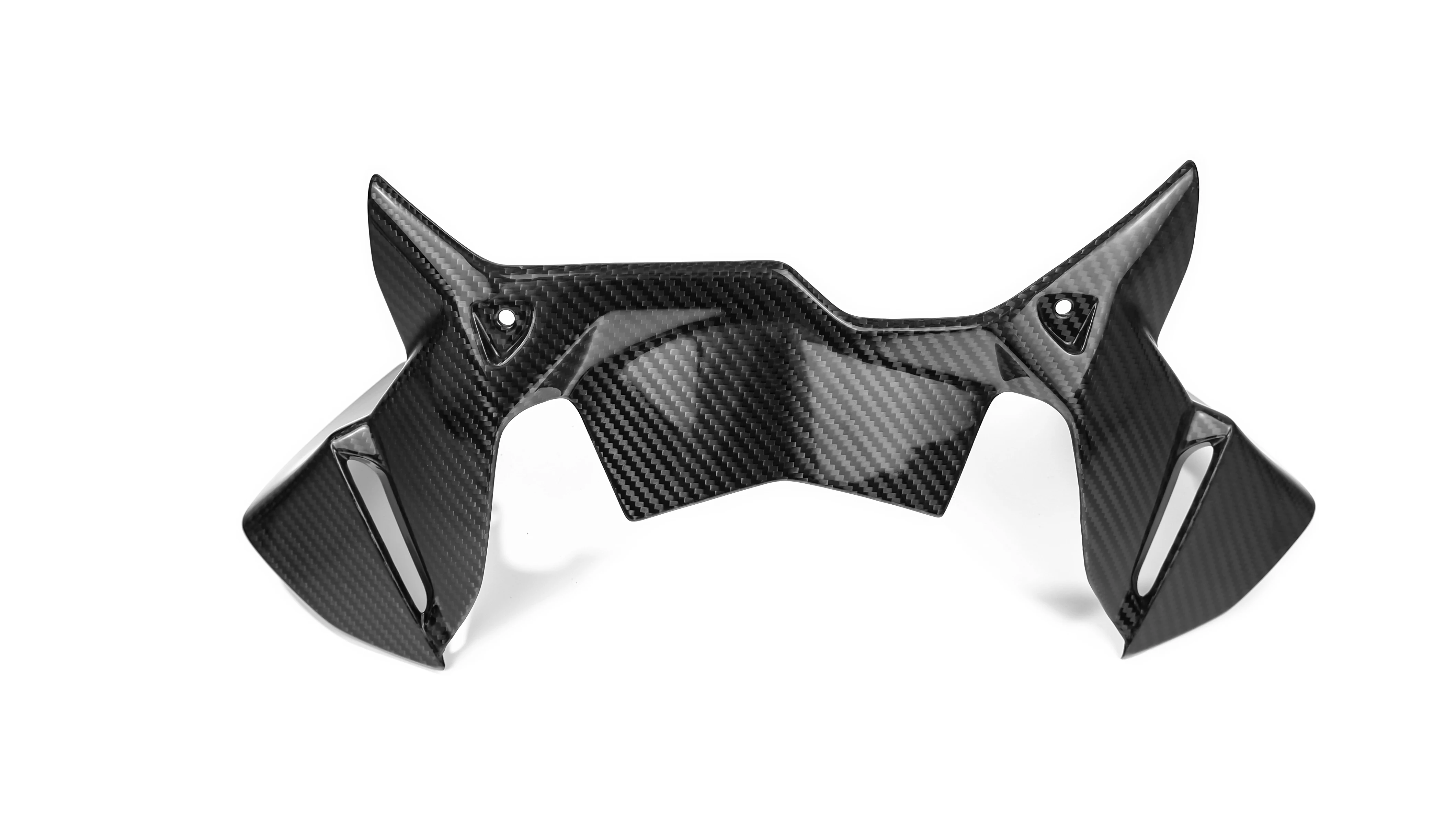 Motorcycle Accessories 3K Twill Glossy Carbon Fiber Windscreen Air Intake Black for 1250 ADV Models