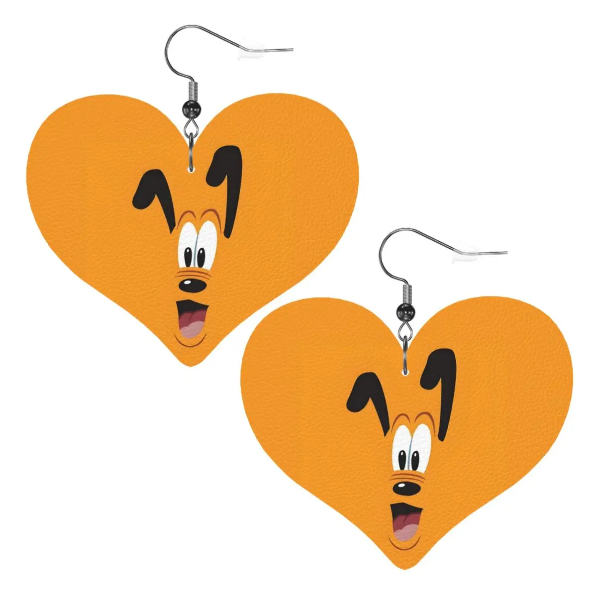 

Кожаные серьги-подвески в виде капли с мультяшным дизайном «Плутон» для женщин, ювелирные аксессуары