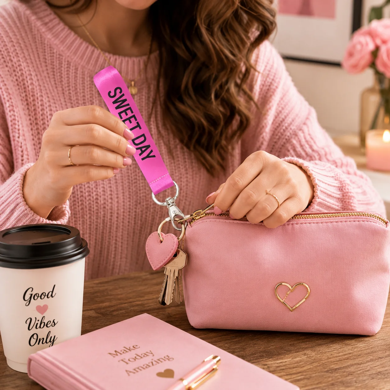 20pcs Customizable Name Wrist Strap Wrist Lanyard Personalized Text Print Strap for iPhone Camera Keychain ID Badge Anti-Lost
