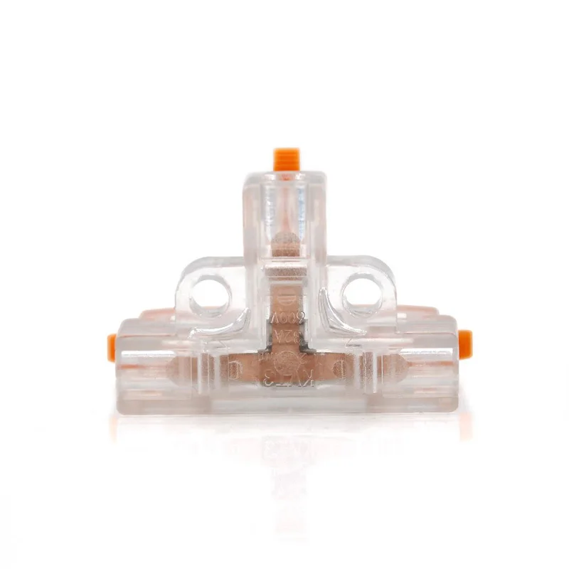 T Type Wire Connectors Quick Splitter Universal Wiring Cable LED Distribution Terminal Push-in Fast Power Electrical Connector