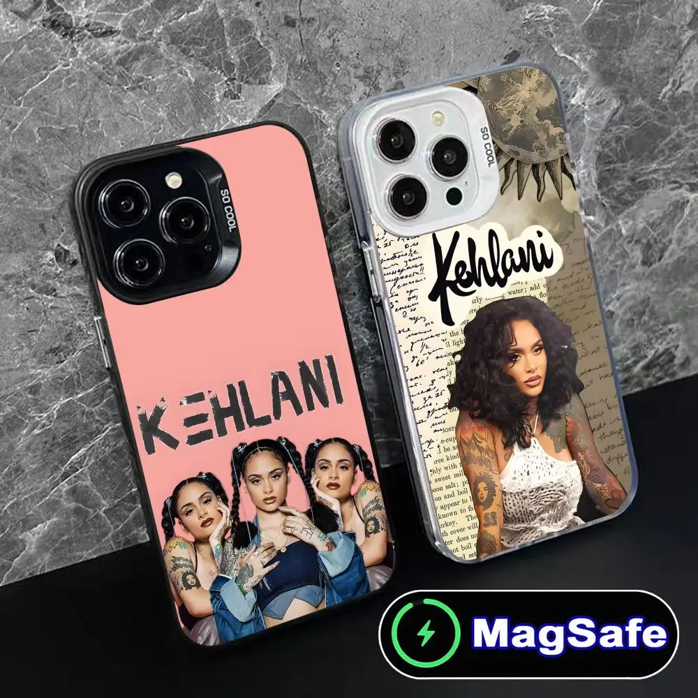 

Kehlani Mobile Cell Phone Case for iPhone 17 16 15 14 13 12 11 Air Pro Max Plus MagSafe Translucent Colorful Cover Cover Pretty