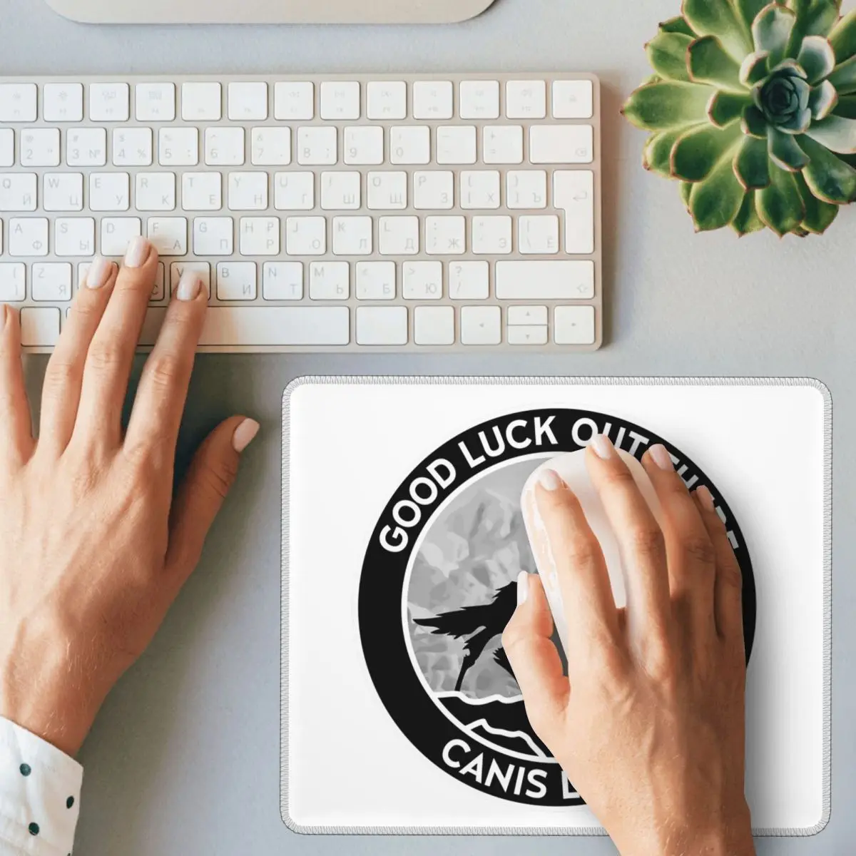 Fantastic Mr Fox - Wolf - Canis Lupus - ملء لوحة الماوس لوحة مفاتيح الكمبيوتر ماوس حصيرة ألعاب الكمبيوتر المحمول حصيرة مكتبية مفارش الطاولة #2