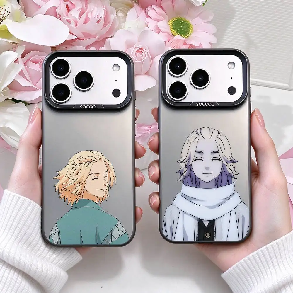 Tokyo R-Revengers m-Mikey gift Phone Case For iPhone 18,17,16,15,14,13,12,11 Plus,Pro Max,XS,Colorful Silver Black Cover