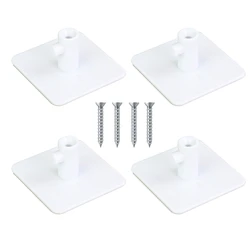 4Pcs Mixer Attachment Holder Kitchen Stand Mixer Accessory Stand Hanger Under Cabinet Dough Hook Storage Easy to Install