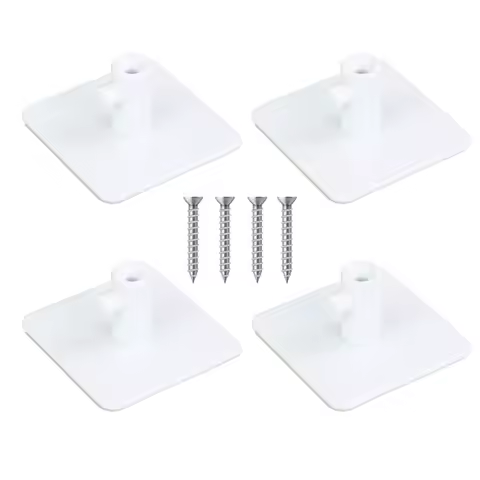 4Pcs Mixer Attachment Holder Kitchen Stand Mixer Accessory Stand Hanger Under Cabinet Dough Hook Storage Easy to Install