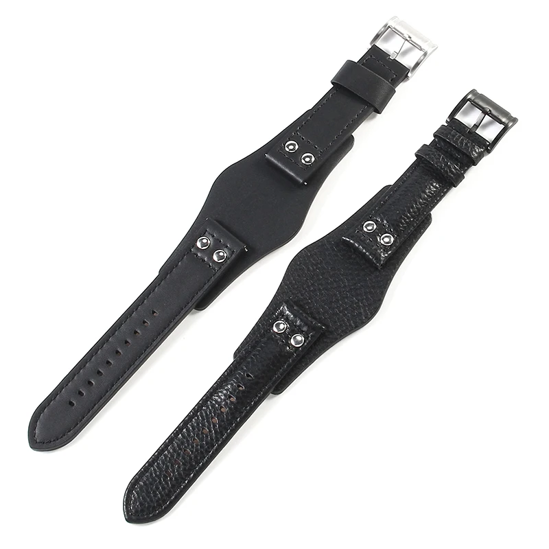 For Fossil Ch3051 Ch2564 Ch2565 Ch2891 Series Men\'s Genuine Cowhide Leather Elegant Sweatproof Watchbands 22mm