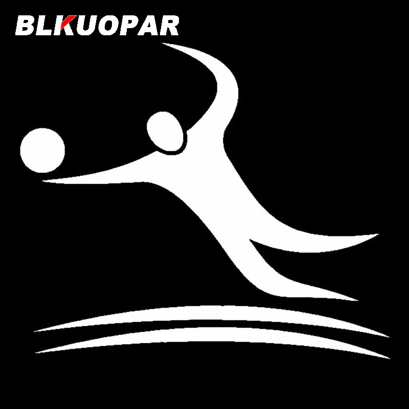 BLKUOPAR Stylized Athletes Car Stickers Creative Die Cut Decals JDM Accessories Trunk Skateboard Waterproof Snowboard DIY Goods