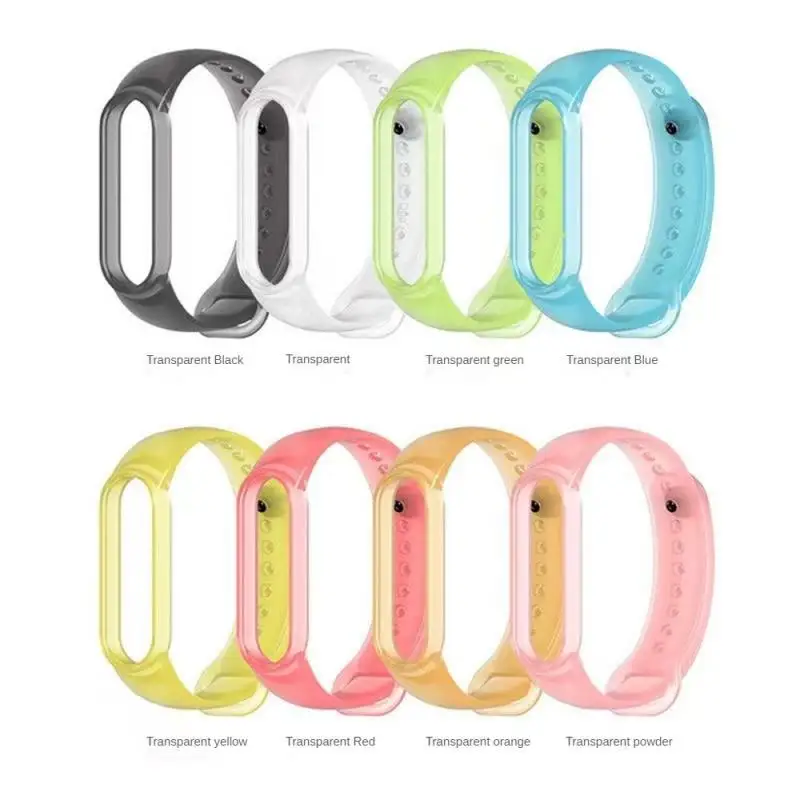 Strap For Xiaomi Miband 7 6 5 Smartwatch Silicone Wristband For Xiaomi Mi Band 6 5 4 Replacement Wristband