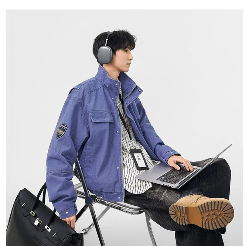 

Мужская вельветовая куртка из 100% хлопка, доступна в цветах: черный/хаки/армейский зеленый/голубой, размеры M-2XL