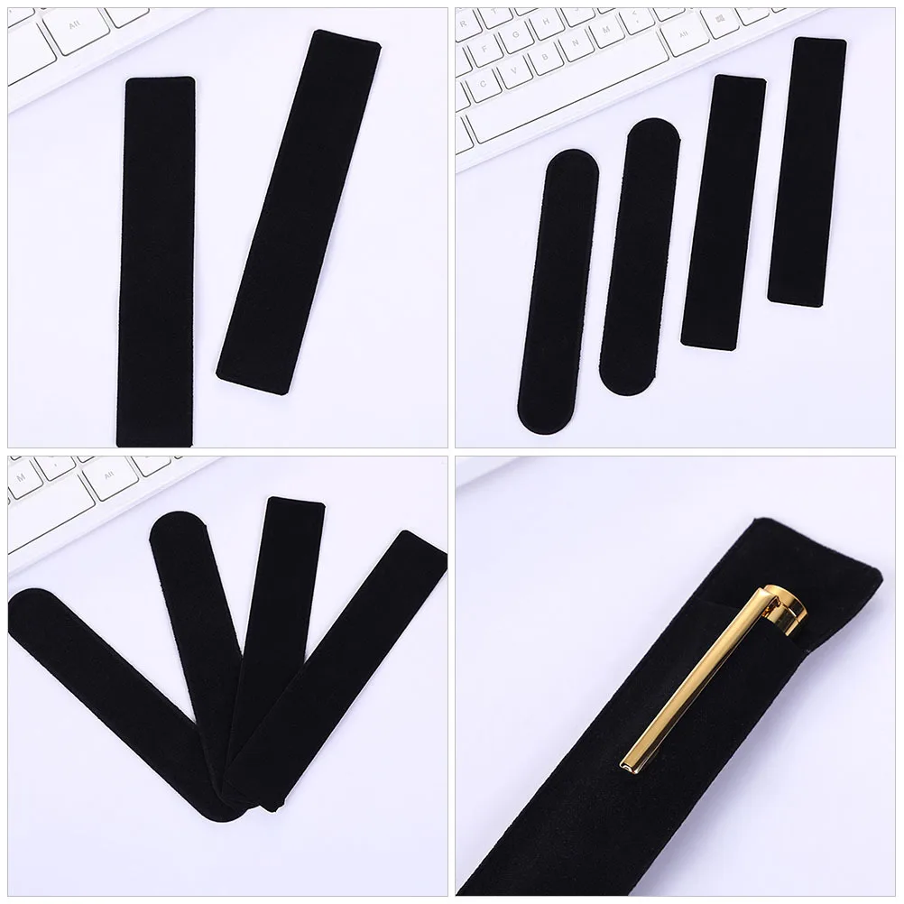 40pcs Pen Bag Small Lightweight Storage Pouch For Pens Pencils Erasers Jewelry Single Holder Sleeve Gift Packaging Case Student