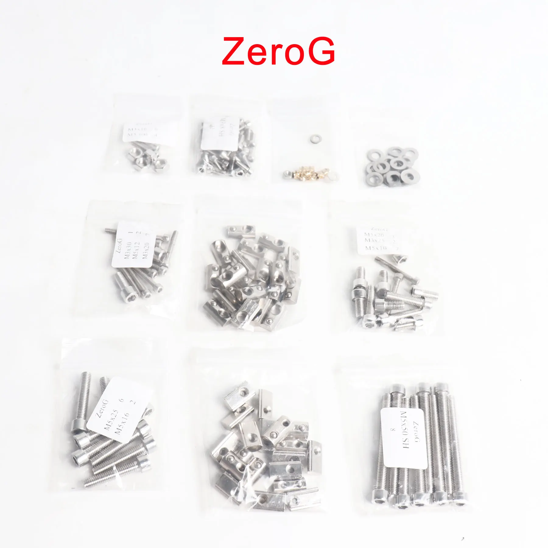 

Blurolls ZeroG Mercury One.1 Upgrade Fasteners Kit for Creality Ender 5/Ender 5 Plus Upgrade screws and nuts