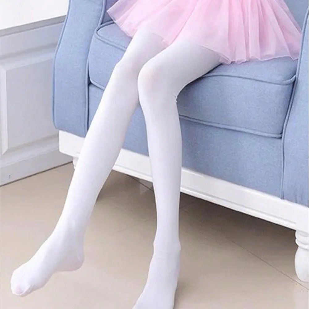 Summer Kids Pantyhose for Girls Fashion Solid Color Series Ballet Tights for Girls Soft Thin Breathable Leggings Stocking