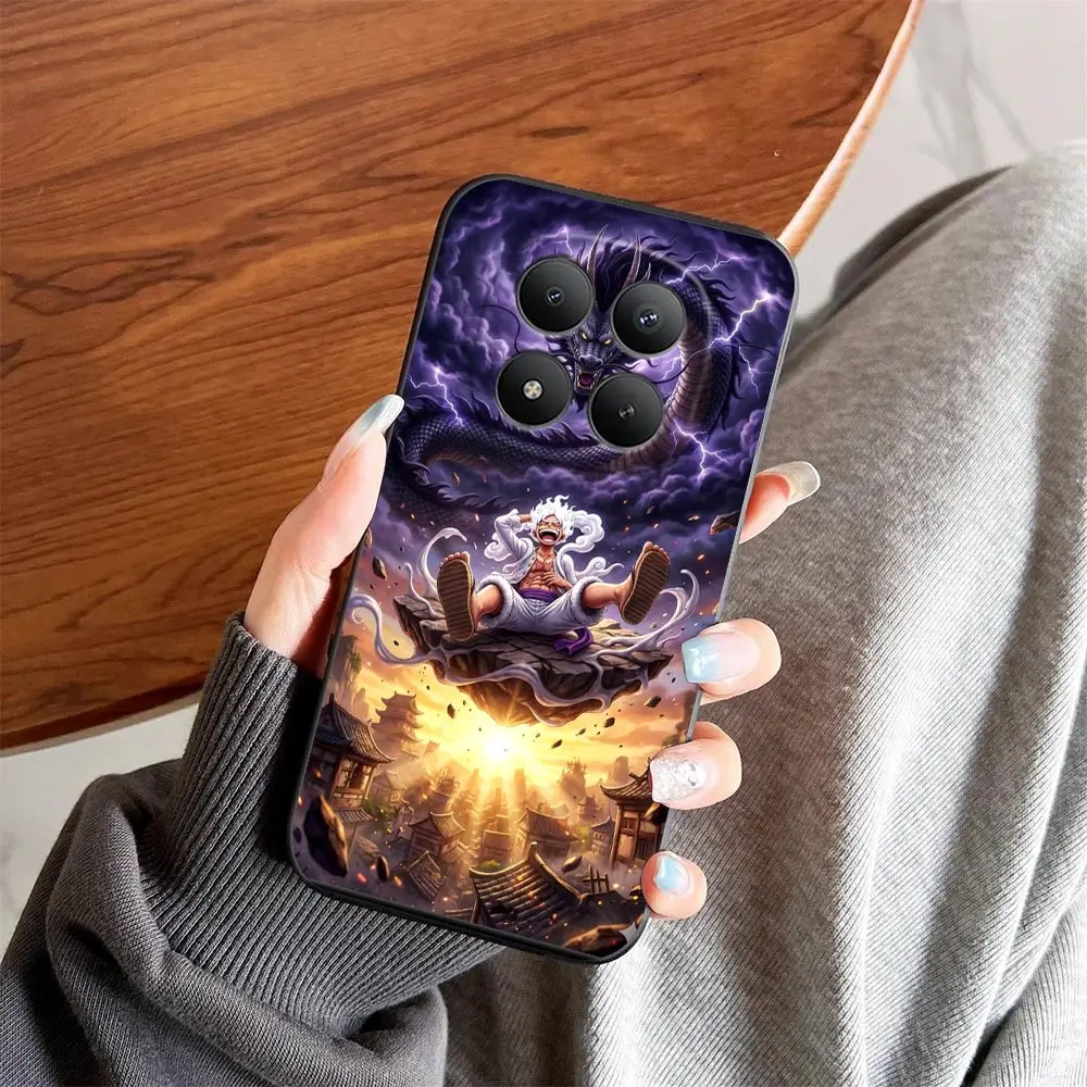 Phone Case For Redmi Note 17 15 14 14S 13 12 12S 11 11S 11T 10 10S 9 9S 8 Pro PLUS 5G Capa Coque Cover One P-Piece Luffys Gear 5
