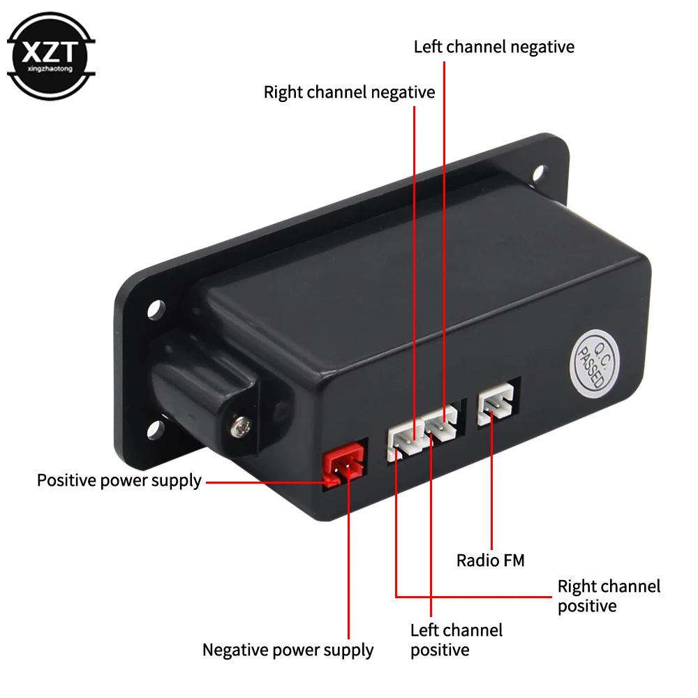 Bluetooth 5.0 12V MP3 Decoder Board Decoding Module MP3 WAV U disk TF Card USB/SD Digital Player Audio Board With Remote Control