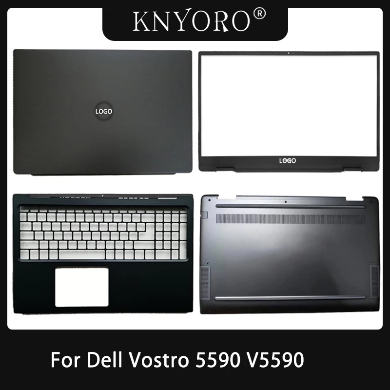 

Новинка, оригинальная задняя крышка для ЖК-дисплея Dell Vostro 5590 V5590, петли передней панели, подставка для рук, нижняя фотография, 0W24PR, 0XNR1R, 0YX4, 9D