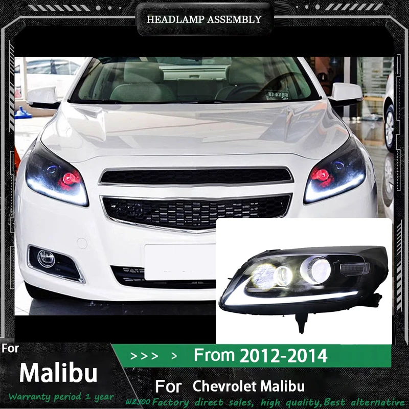

A Pair of Car Stuff Modified For Chevrolet Malibu 2012-2014 Front Light DRL Head Lamp LED Plug And Play Tool Car Auto Accessory