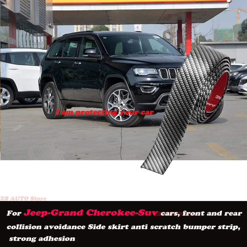 

Front and rear lip side skirts, anti-collision and scratch resistant bumper strips, suitable For Jeep Grand Cherokee Suv