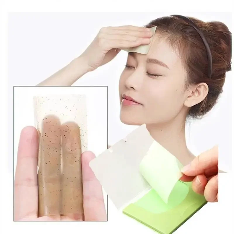 100/200pcs Protable Face Oil Blotting Paper Matting Face Wipes Facial Cleanser Oil Control Oil-absorbing Face Cleaning Tools New