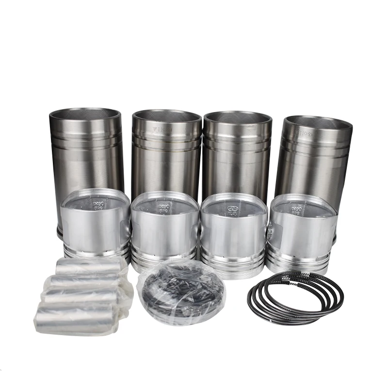 Forklift four matching cylinder liner assembly six piston ring Xinchai engine with Hangzhou Heli