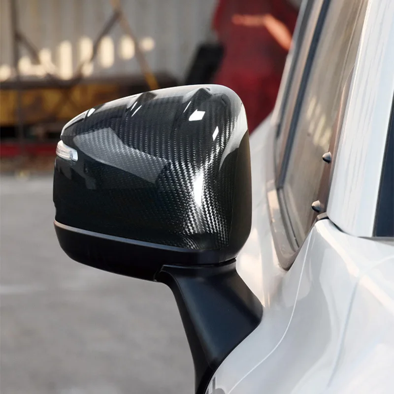 

Suitable for 22 Toyota Landcool Luze LC300 Dry Carbon Fiber Rearview Mirror Shell Lossless Installation Toray Fiber