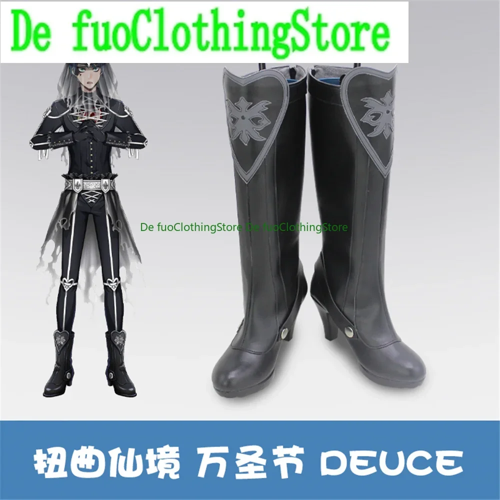 Odzież Twisted-Wonderland Halloween Cosplay Buty Botki Gra Anime Karnawał Impreza Halloween ButyDefuo