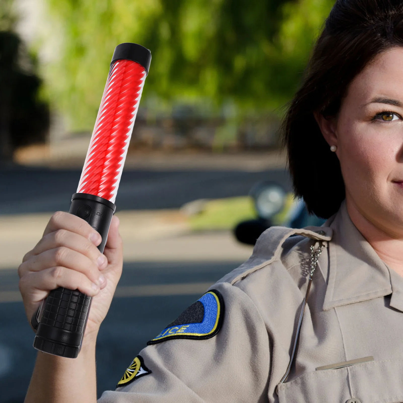 عصا إشارة LED للتحكم في حركة المرور لسلامة الحفلات الموسيقية، خفيفة الوزن ومتينة وقابلة لإعادة الاستخدام، عصا توهج لتزيين الحفلات والعطلات #1