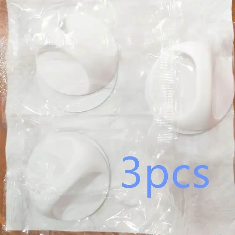 3PCS For Cupboards Window Drawers Wardrobe Handles Balcony Glass Sliding  Punch-Free Seamless Door Handle Round Sticky Handle