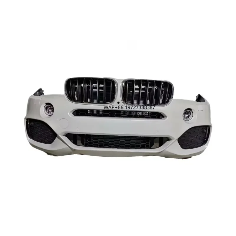 For X5 F15 Original Front Nose Assembly Front Bumper Grille Headlight Fog Lamp Water tank Frame Condenser Collision Beam