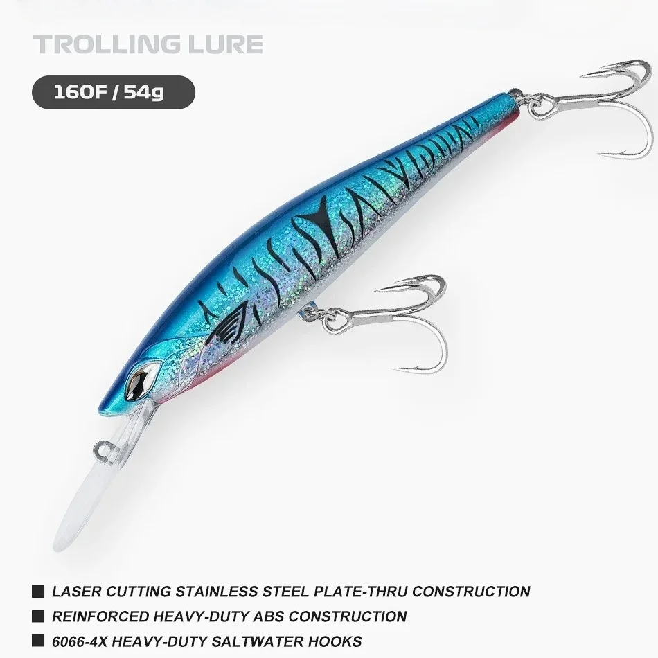 Wobbler Minnow flotante 16cm 54g para carpas de cebo duro - imagen 2