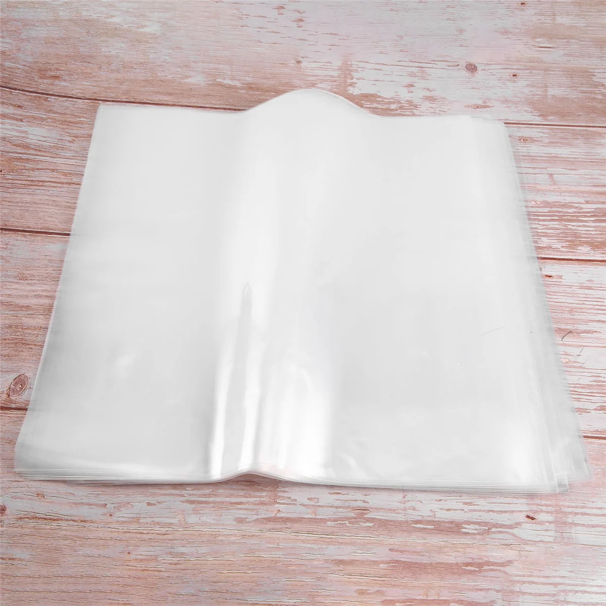 Y45A-30 Flat Open Top Bag 6.7Mil Strong Cover Plastic Vinyl Record Outer Sleeves for 12 Inch Double / Gatefold 2LP 3LP 4LP