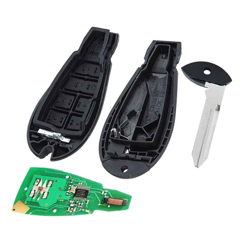 KEYECU 433MHz 4A / PCF7961M Chip GQ4-53T Fobik Remote Car Key for Jeep Cherokee Sport KL 2014 2015 2016 2017 2018 2019