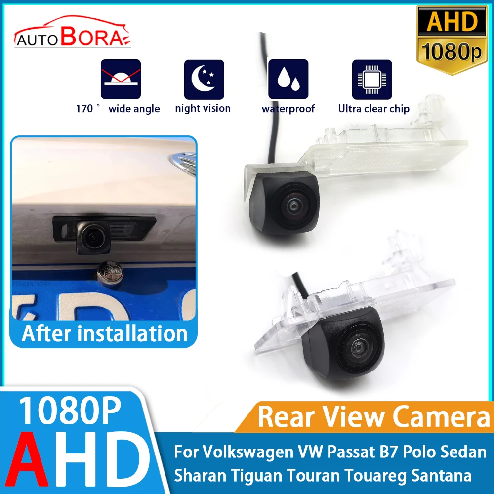 

Reverse Parking Car Rear View Camera AHD 1080P for Volkswagen VW Passat B7 Polo Sedan Sharan Tiguan Touran Touareg Santana