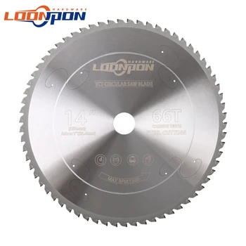 Disque de coupe en métal 350mm/14 pouces, lame de scie circulaire en carbure pour fer et acier, lames de coupe en métal