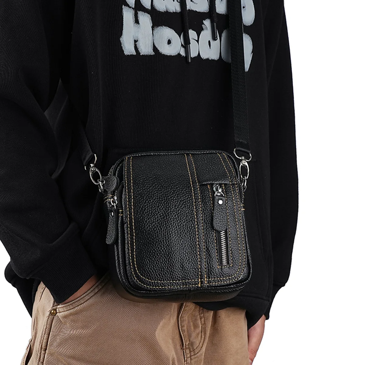 Men's And Women's Single Shoulder Crossbody Bag Small Crossbody Bag Multifunctional Casual Waist Bag Belt Hanging Bag