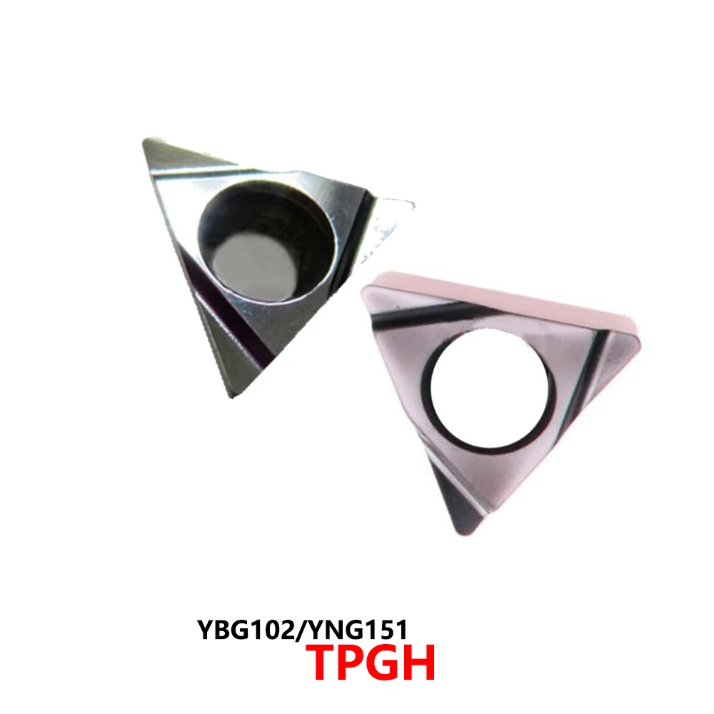 

Original TPGH090202 TPGH1103 TPGH090202L TPGH090204L TPGH110302L TPGH110304L YBG102 YNG151 Carbide Inserts CNC TPGH Tools Blades