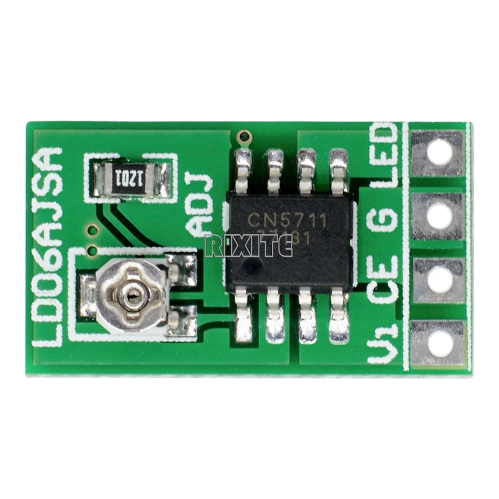 Controlador LED de corriente constante ajustable 30-1500MA DC 3,3 V 3,7 V 4,2 V 5V placa de Control PWM módulo de alimentación Buck