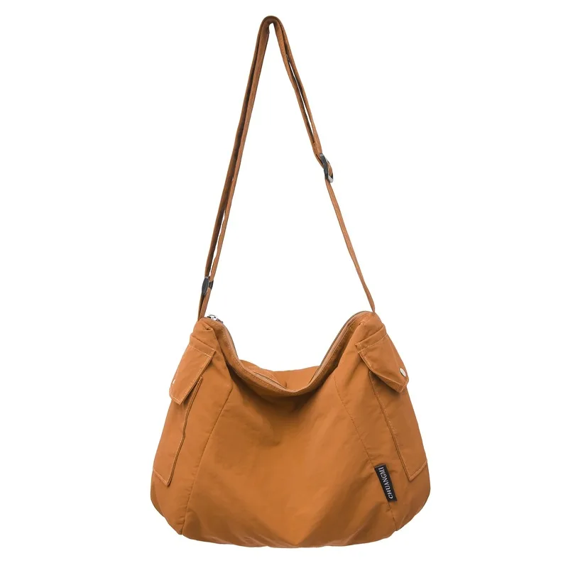 

Crossbody Nylon Purse Women Large Capacity Shoulder Pack Casual Lightweight Style for Office Commuting Travel Streetwear