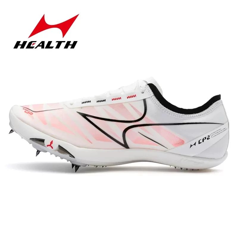 Health CP2 Arched Carbon Plate Track Field Sprint Spikes Sneaker Professional High Springback Dash Race Training Sport Shoes