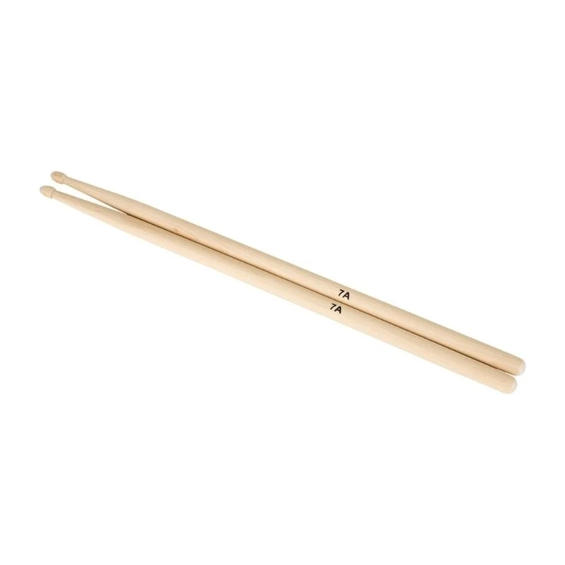 Q39E Classic-7A Drumsticks Maple Drum Sticks Drum Sticks Set Consistent Weight and 12 Pairs Oval Top Drum Sticks