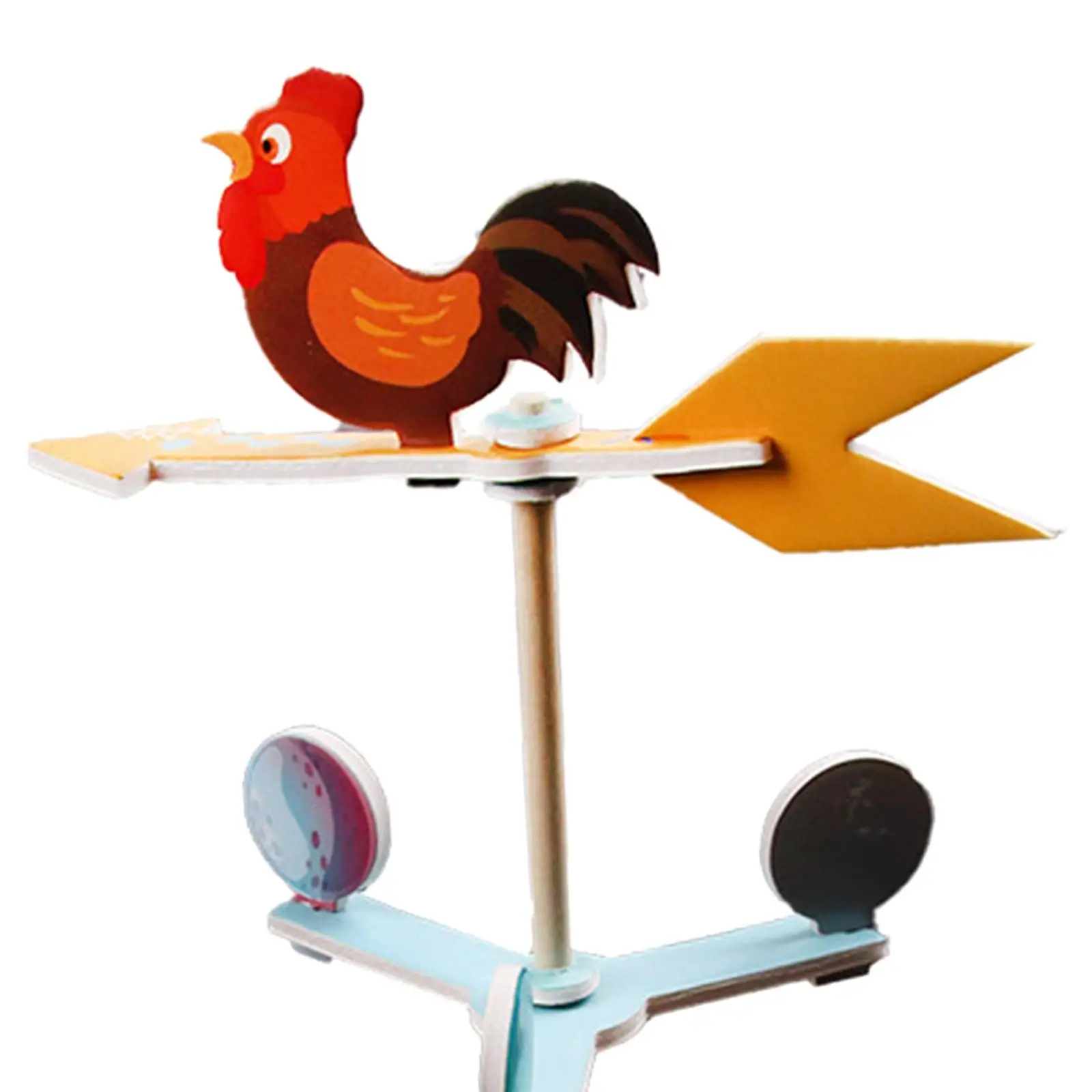 Children's Party Favor: DIY Weather Vane with Rooster for Weather Direction Fun