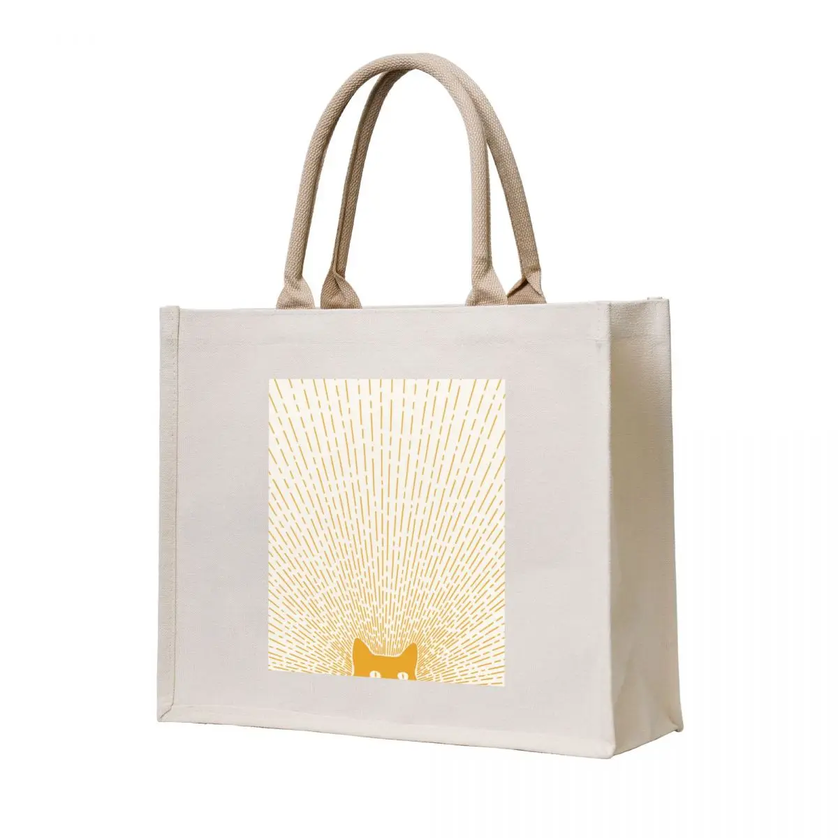 

Cat Landscape 96: Good Meowning Tote Bag Reusable bags tote bag women Women's tote bag free delivery bags